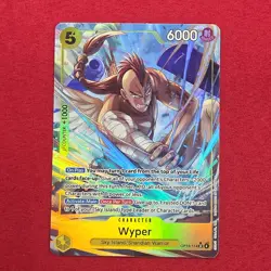 Bandai One Piece Card Game Wyper OP15-114 Foil Rare Character 6000 Power EN - Image 1
