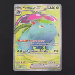 Pokemon TCG Card Venusaur ex 182/165 Scarlet & Violet 151 Full Art - NM - Image 1