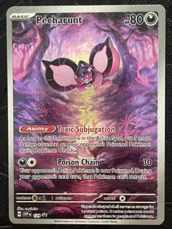Pecharunt 129 SVP EN Black Star Promo Illustration Rare Pokemon TCG Holo Card NM - Image 1