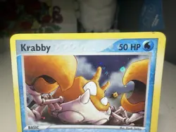 Pokemon TCG Krabby 66/112 EX Fire Red Leaf Green Reverse Holo LP/MP - Image 3