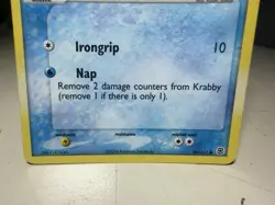 Pokemon TCG Krabby 66/112 EX Fire Red Leaf Green Reverse Holo LP/MP - Image 4