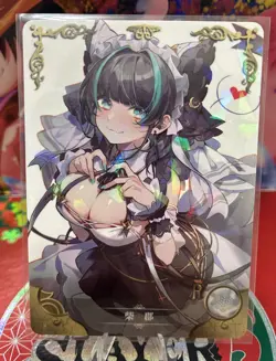 Sexy Beautiful Model Waifus Goddess Story ACG TCG Single Sided Card Holo - Image 1