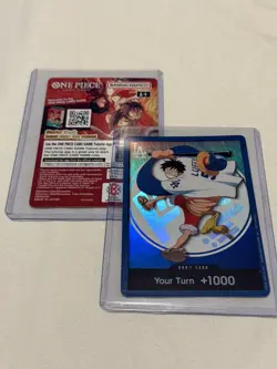 Luffy Dodgers One Piece Card(Mint) - Image 1