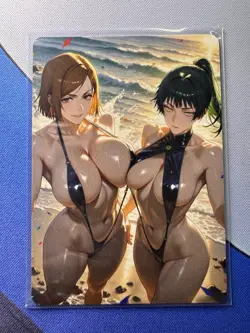 Nobara & Maki Jujutsu Kaisen ACG Goddess Story Doujin Waifu Anime Custom Card - Image 1
