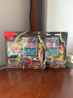 Pokemon Trading Card Game Phantasmal Flames Three-Booster Blister - Image 2