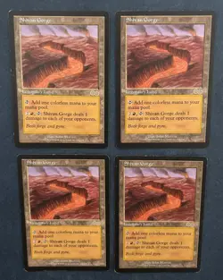 MTG 4X URZA'S SAGA SHIVAN GORGE MAGIC THE GATHERING RARE LAND CARD ENGLISH - Image 3