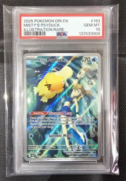 Pokemon TCG Misty's Psyduck And Lapras Destined Rivals *PSA 10s* *sequential* - Image 2
