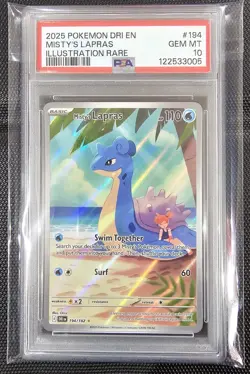 Pokemon TCG Misty's Psyduck And Lapras Destined Rivals *PSA 10s* *sequential* - Image 4