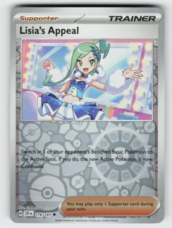 Lisia's Appeal 179/191 Surging Sparks UC Reverse Holo NM/M Pokemon - Image 1