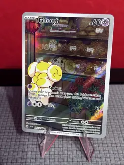 Fidough 213/162 SVI Scarlet & Violet Base Illustration Rare Holo NM Pokemon - Image 1