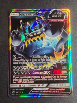 Guzzlord GX 63/111 NM Crimson Invasion Holo GX Rare Pokemon - Image 1