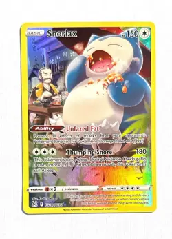 Snorlax ~ Pokemon Lost Origin ~ Full Art Holo TG10/TG30 - Image 1
