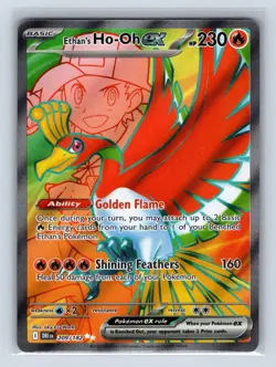 Ethan's Ho-Oh ex 209/182 Ultra Rare Destined Rivals Pokemon Holo Near Mint - Image 1