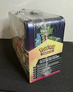 Pokemon Surging Sparks 2024 Fall Collectors Chest Factory Sealed Tin Lunchbox - Image 2