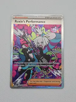 Pokemon TCG Trainer Roxie's Performance 121/086 SIR holo Chaos Rising - Image 1