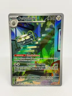 Pokemon Ferrothorn Illustration Rare SV04: Paradox Rift 209/182 NM - Image 1
