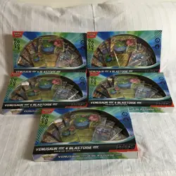 New Pokemon TCG Venusaur ex and Blastoise ex Premium Collection Box (SEALED) X5 - Image 1