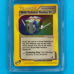 2002 Pokemon - Multi Technical Machine 01 - Expedition 144/165 CGC 10 Gem Mint! - Image 3