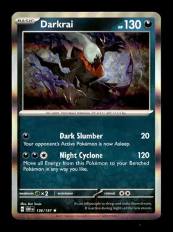 SV03: Obsidian Flames Pokemon TCG Darkrai Rare Holo - Image 1