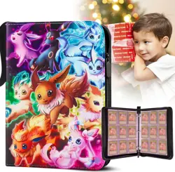 900 Cards PU Trading Card Binder 9 Pocket Card Holder Case Collector Album - Image 1