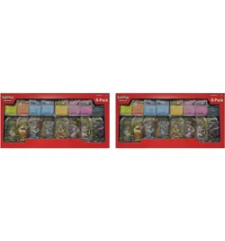 2 Pokemon TCG: Prismatic Evolutions 8-Pack Mini-Tins Promos Costco Bundles - Image 1