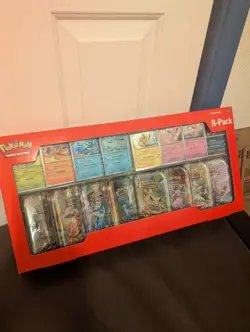 2 Pokemon TCG: Prismatic Evolutions 8-Pack Mini-Tins Promos Costco Bundles - Image 2