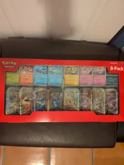 2 Pokemon TCG: Prismatic Evolutions 8-Pack Mini-Tins Promos Costco Bundles - Image 4