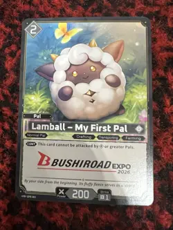 Anime Expo 2026 Palworld Lamball Promo Card Game English Version Exclusive - Image 1