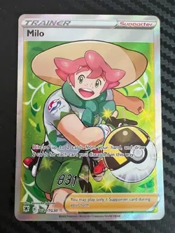 Pokemon TCG Milo Sword & Shield Astral Radiance TG27/TG30 Holo Ultra Rare NM - Image 1