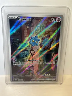 Pokemon TCG Bronzor Illustration Rare Card 170/162SV05: Temporal Forces - Image 1