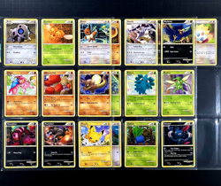 2010 Pokemon UNDAUNTED Set NEAR COMPLETE Non Holo COMMON Cards HGSS Series Lot - Image 1