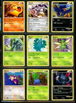 2010 Pokemon UNDAUNTED Set NEAR COMPLETE Non Holo COMMON Cards HGSS Series Lot - Image 3