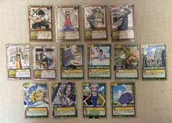 One Piece Carddass CCG old card game 2002 - JO Justice of the Ocean 14 cards lot - Image 1