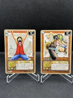 One Piece Carddass CCG old card game 2002 - JO Justice of the Ocean 14 cards lot - Image 2