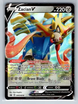 SWSH: Sword & Shield Promo Cards #SWSH018 Zacian V Pokemon - Image 1