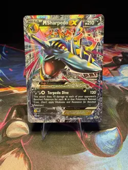 Pokemon TCG XY200 M Sharpedo EX Black Star Promo Holo Card - Image 1