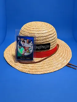 One Piece Night Dodgers Monkey D. Luffy Promo Card SEALED & Straw Hat Game - Image 1