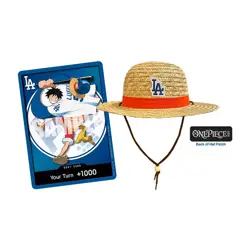 One Piece Night Dodgers Monkey D. Luffy Promo Card SEALED & Straw Hat Game - Image 2