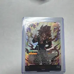 Bandai Dragon Ball Super Card Game Gogeta GT FB09-123 SCR Secret Rare Foil - Image 4