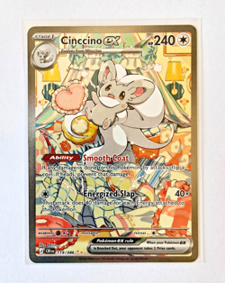 Cinccino ex Chaos Rising 119/086 Special Illustration Rare Pokemon TCG Card - Image 1