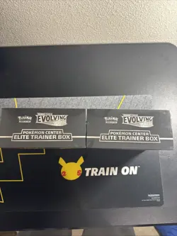 Pokemon TCG Evolving Skies Pokemon Center PKC Elite Trainer Box ETB - Pair New - Image 2