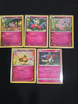Fairy Type Pokemon Card Lot 5 Various Pokemon Card Sets - Image 1