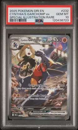 PSA 10 CYNTHIA'S GARCHOMP ex 232/182 | Special Illustration Rare Pokemon Card - Image 1