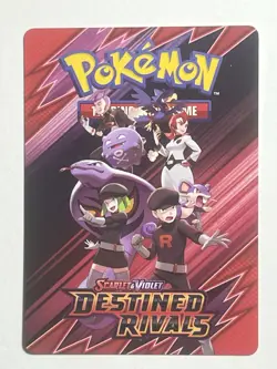 Destined Rival Team Rockets Grunt,Build&Battle Trainer Tip Card - Image 1