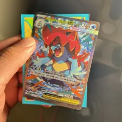Mega Feraligatr EX 274/217 Secret Rare Holo Full Art Pokemon Card English - Image 1