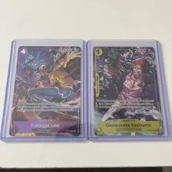 One Piece TCG Illustration Box Vol.6 Law And Rosinante English Cards Only NM - Image 1