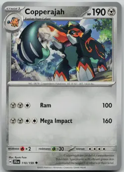 Copperajah 110/159 Uncommon Journey Together Pokemon Near Mint - Image 1