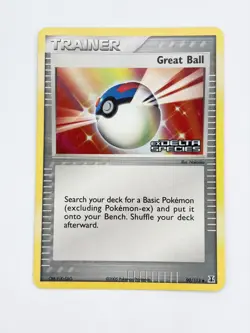 GREAT BALL LP 90/113 UNCOMMON DELTA SPECIES POKEMON REVERSE HOLO - Image 1