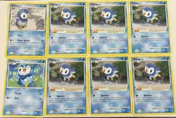 Lot of 8 Vintage Piplup Pokemon Cards 2007-2009 (8 cards total) - Image 1