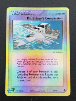MR. BRINEY'S COMPASSION NM/M 87/97 UNCOMMON DRAGON POKEMON REVERSE HOLO - Image 1